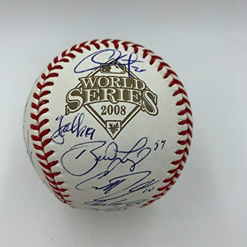 2008 Philadelphia Phillies World Series Champs Team Signed W.S. Baseball JSA COA - Autographed Baseballs