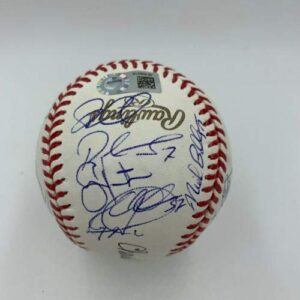 2008 Philadelphia Phillies World Series Champs Team Signed W.S. Baseball JSA COA - Autographed Baseballs