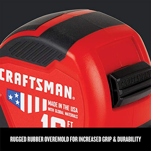 CRAFTSMAN Tape Measure, PROREACH, 16-Foot (CMHT37556S)