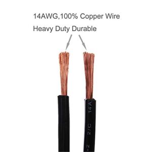 SCCKE 10FT 14AWG SAE to SAE Extension Cable Quick Disconnect Wire Harness SAE Connector/SAE TO SAE Heavy Duty Extension Cable