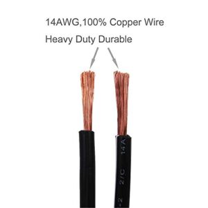 SCCKE 3FT 14AWG SAE to SAE Extension Cable Quick Disconnect Wire Harness SAE Connector/SAE TO SAE Heavy Duty Extension Cable