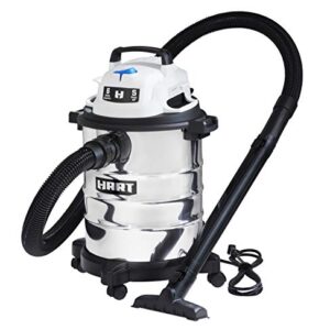 6 Gallon Stainless Steel Wet & Dry Vacuum 5.0 Peak HP