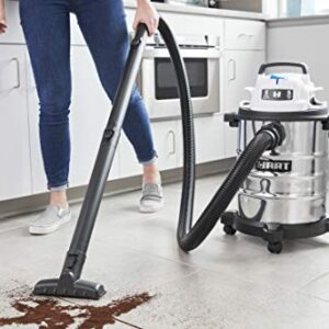 6 Gallon Stainless Steel Wet & Dry Vacuum 5.0 Peak HP