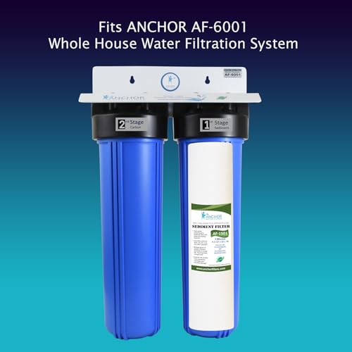 Anchor Sediment Replacement Filter Cartridge for Whole House Water Filtration Systems, 4.5 in. x 20 in. (2)