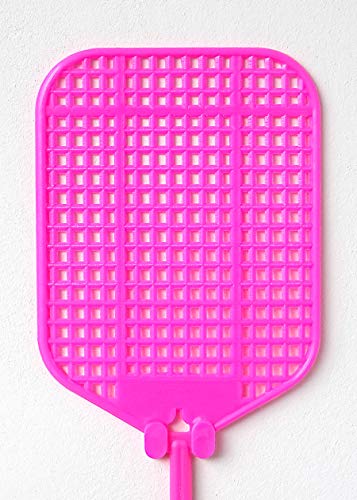 AYA Fly SWATTER 2 Pack Flexible Strong Manual SWAT Set with Long Handle Summer Colors Multi Pack (Blue Green)