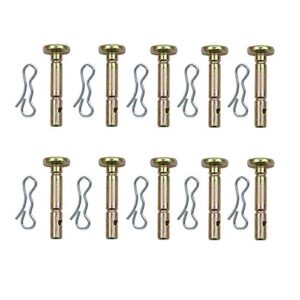 gpartsden shear pins kit 738-04124 & 714-04040 fits for mtd snowblowers replaces 938-04124a, 738-04124, 938-04124(10pk)