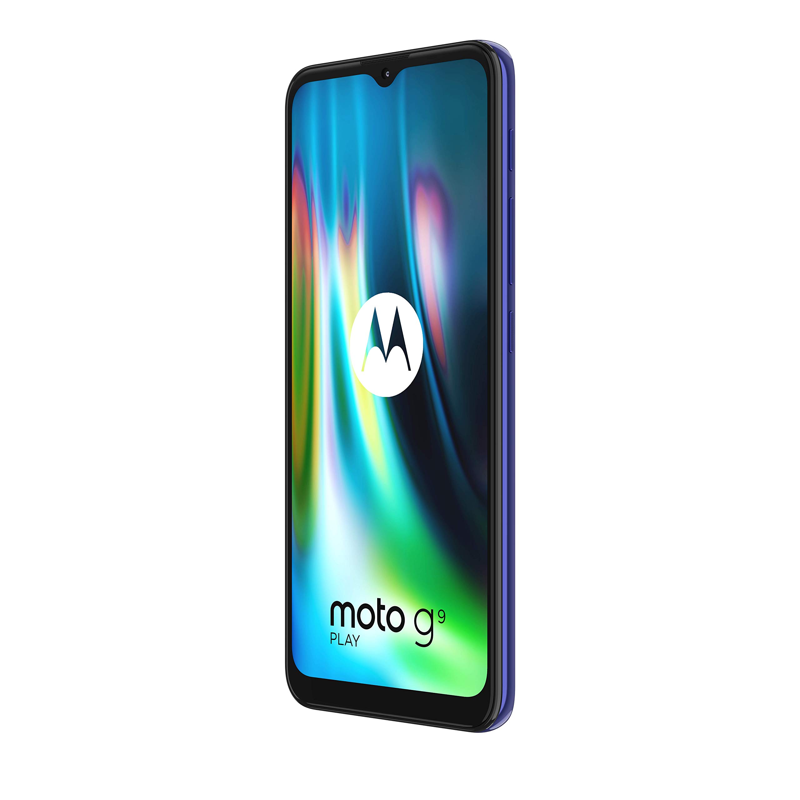 Motorola Moto G9 Play XT2083 Dual-SIM 64GB + 4GB RAM (GSM Only | No CDMA) Factory Unlocked 4G/LTE Smartphone (Sapphire Blue) - International Version