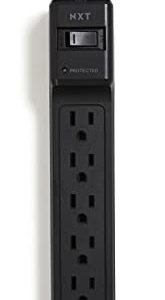 NXT Technologies 24373161 6-Outlet Surge Protector 4Ft Cord 600 Joules