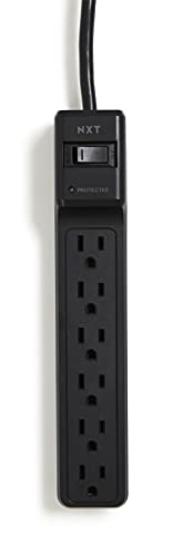 NXT Technologies 24373161 6-Outlet Surge Protector 4Ft Cord 600 Joules