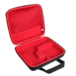 Hermitshell Hard Travel Case for Avid Power 20V MAX Lithium Ion Cordless Drill, Power Drill Set with 3/8 inches Keyless Chuck, Variable Speed, 16 Position and 22pcs Drill/Driver Bits (Black+Red)