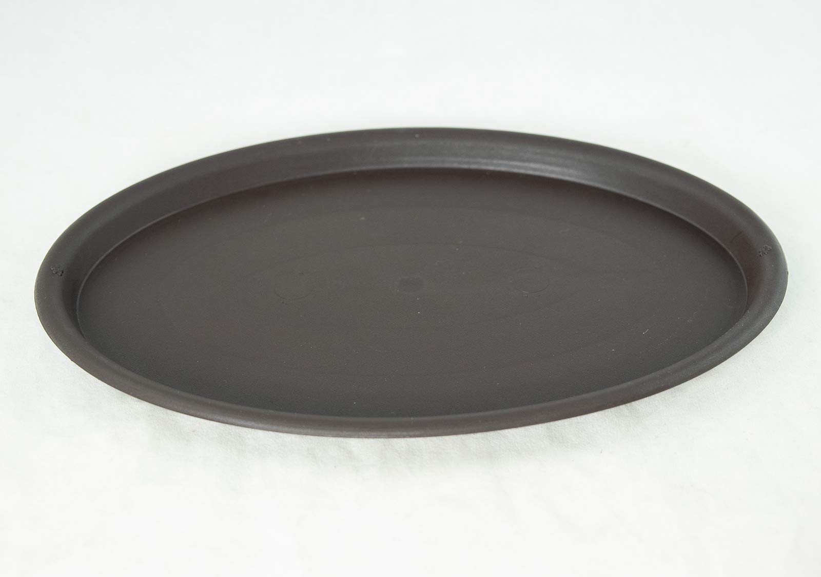 Oval Plastic Humidity/Drip Tray for Bonsai Tree 10.75"x 7.5"x 0.5" - Brown