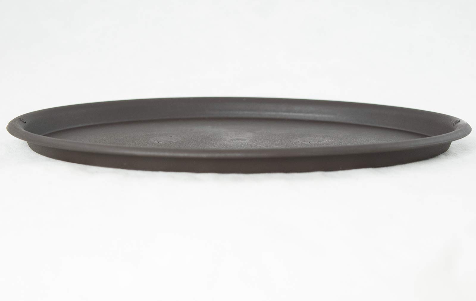 Oval Plastic Humidity/Drip Tray for Bonsai Tree 12.5"x 8.75"x 0.5"- Brown