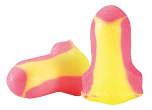 howard leight by honeywell - r-01205 laser lite high visibility disposable foam earplugs, yellow