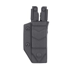 clip & carry kydex multitool sheath for gerber mp600 ~fits bluntnose & needlenose models~ made in usa (multi-tool not included) multi tool holder holster (black)