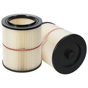 a-karck replacement filter for craftsman vacuum 9-17816 2pack, red stripe cartridge filter for replaces part 17816