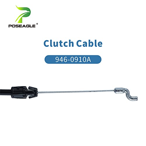 POSEAGLE 946-0910A Clutch Cable Compatible with MTD 946-0910A, MTD 746-0910a, MTD 746-0910, MTD 746 0910a, Oregon 46-005