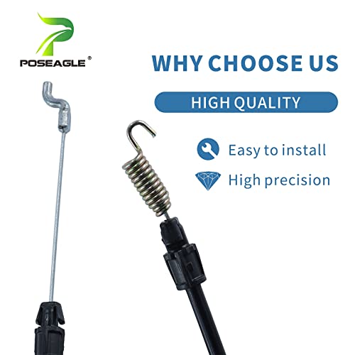 POSEAGLE 946-0910A Clutch Cable Compatible with MTD 946-0910A, MTD 746-0910a, MTD 746-0910, MTD 746 0910a, Oregon 46-005