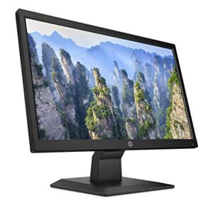 HP V20 HD+ Monitor | 19.5-inch Diagonal HD+ Computer Monitor with TN Panel and Blue Light Settings | HP Monitor with Tiltable Screen HDMI and VGA Port | (1H848AA#ABA), Black