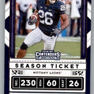 2020 Panini Contenders Draft Season Ticket #90 Saquon Barkley Penn State Nittany Lions Football Card