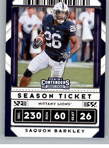 2020 Panini Contenders Draft Season Ticket #90 Saquon Barkley Penn State Nittany Lions Football Card