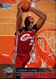 basketball nba 2009-10 upper deck #28 lebron james nm near mint cavaliers