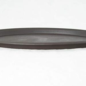 Oval Plastic Humidity/Drip Tray for Bonsai Tree 19.25"x 13.25"x 0.75" - Brown