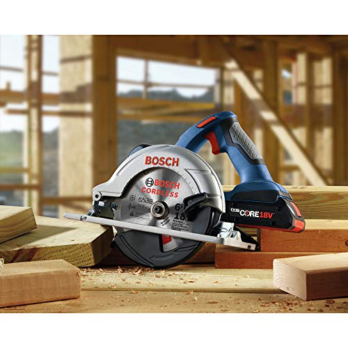 Bosch CCS180-B15-RT 18V Lithium-Ion 6-1/2 in. Cordless Circular Saw Kit (4 Ah) (Renewed)