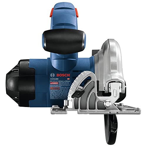 Bosch CCS180-B15-RT 18V Lithium-Ion 6-1/2 in. Cordless Circular Saw Kit (4 Ah) (Renewed)