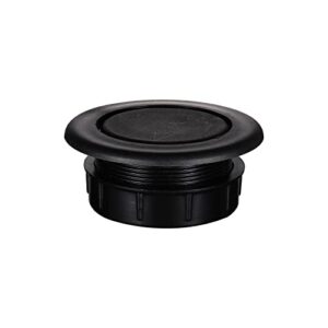 suq i ome 2 inch outdoor patio thick parasol umbrella hole ring plug and cap set, for parasol umbrella table hole cover insert(black