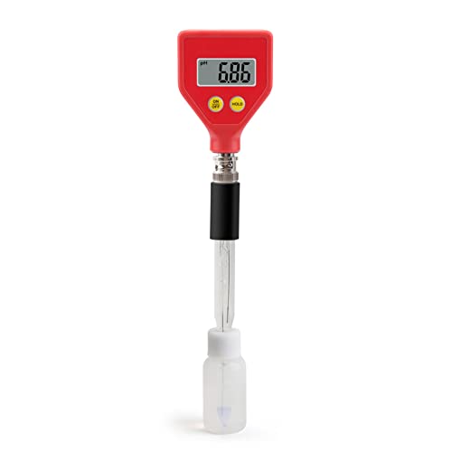 RCYAGO pH Meter with Ph Electrode and Batteries, pH Tester for Water Milk Cheese Soil Food