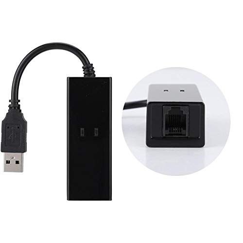 56K USB Modem External RJ11 to USB Adapter, V.92 Dial Up Fax Modem Multifunctional Data Modem for 64Bit WIN10/WIN8.1/WIN8/WIN7