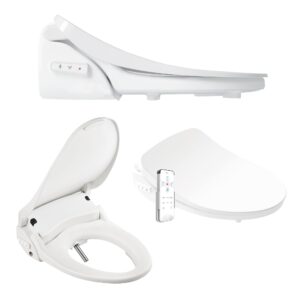 Bio Bidet by Bemis Slim Three Smart Bidet Toilet Seat, Elongated, White