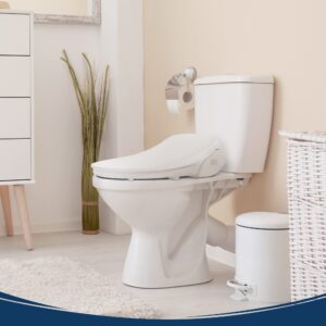 Bio Bidet by Bemis Slim Three Smart Bidet Toilet Seat, Elongated, White