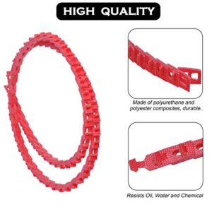 Power Twist v Belt,3/8-inch x 4 feet Z Type, 𝗜𝗻𝗱𝘂𝘀𝘁𝗿𝗶𝗮𝗹 𝗥𝘂𝗯𝗯𝗲𝗿 Link V-Belts, 𝗔𝗱𝗷𝘂𝘀𝘁𝗮𝗯𝗹𝗲 PowerTwist Drive V-Belts