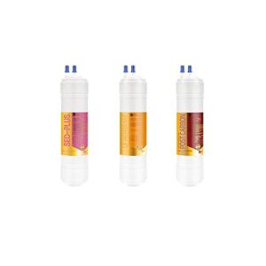 3ea premium compatible replacement water filter set for sk magic - wpu-8235f/wpu-8250f/wpu-8280f - 1 micron