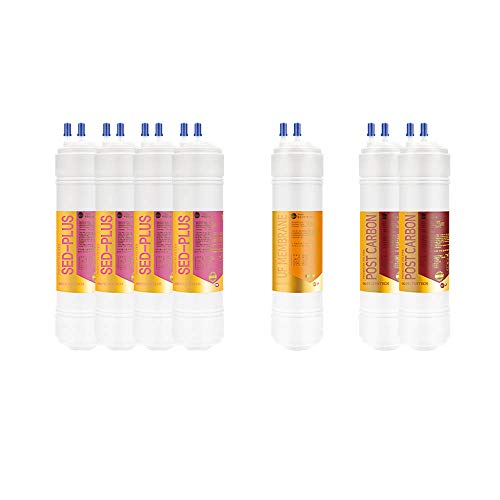 7EA Premium Compatible Replacement Water Filter Set for SK Magic : WPU-8235C/WPU-8250C/WPU-8280C - 1 micron