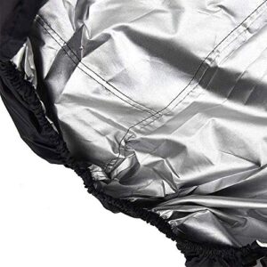 HITECHLIFE Heavy Duty Snow Blower Cover,Two-Stage Snow Thrower Cover with Elastic Bottom Hem,Premium 300d Polyester Fabric- DustProof Waterproof Snow Blower Protector with Bag -47. 32. 40inch