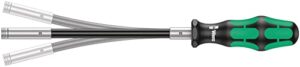 wera 05028161001 393 s bitholding screwdriver extra slim with flexible shaft, 1/4" x 173.5 mm