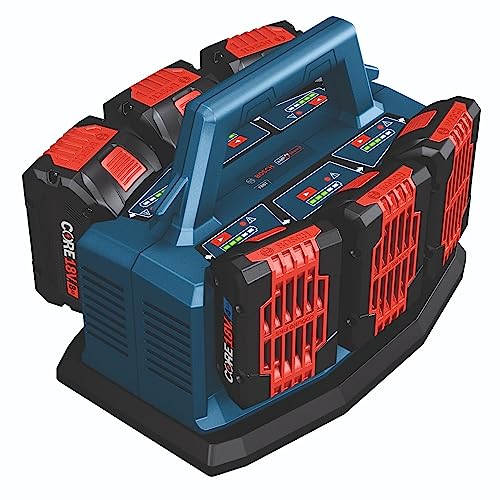 BOSCH GAL18V6-80 18V 6-Bay Fast Battery Charger