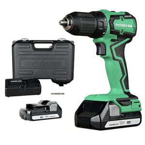metabo hpt cordless drill | 18v | 1/2-inch keyless | sub-compact | brushless motor | lithium-ion batteries | lifetime tool warranty | ds18ddx