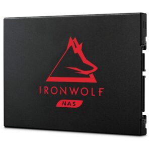 seagate ironwolf 125 ssd, 250gb, nas, internal ssd, 2.5 inch, sata, 6gb/s, speeds of up to 560mb/s, 0.7 dwpd endurance and 24x7 performance for creative pro (za250nm1a002)