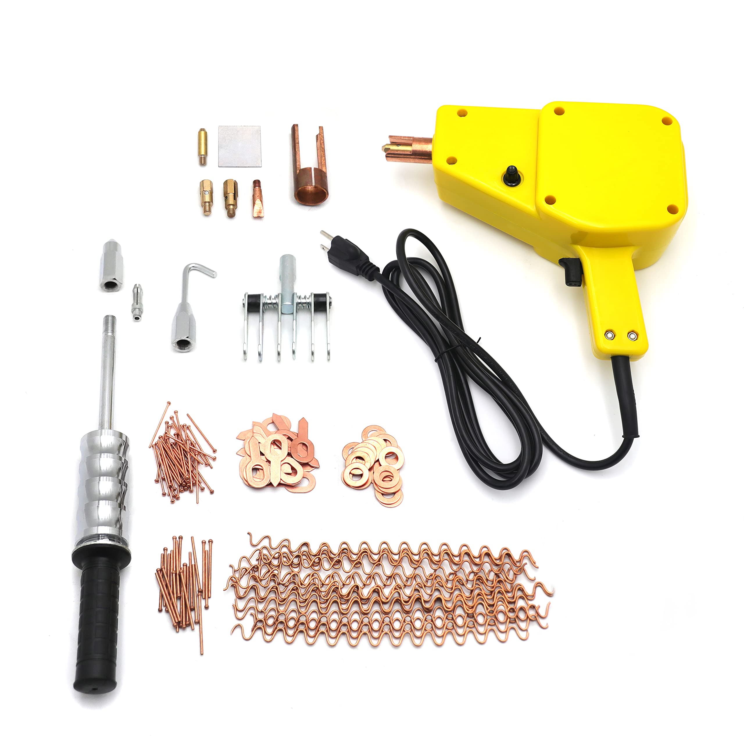 HTTMT- Spot Stud Welder Dent Puller Kit Welding Wire Stud Car Body Panel Reqairs [P/N: ET-CAR-FIX001-RAW]