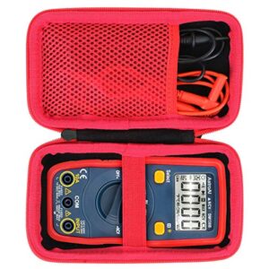 aenllosi hard carrying case compatible with astroai digital multimeter voltage tester 1.5v/9v/12v auto-ranging 4000 counts trms voltmeter(only case)