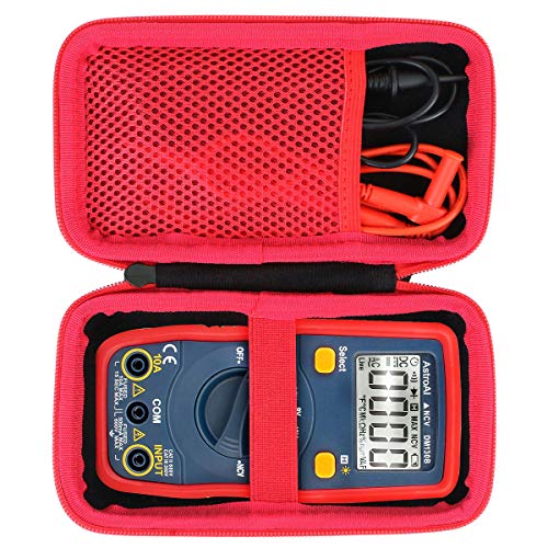 Aenllosi Hard Carrying Case Compatible with AstroAI Digital Multimeter Voltage Tester 1.5v/9v/12v Auto-Ranging 4000 Counts TRMS Voltmeter(only case)