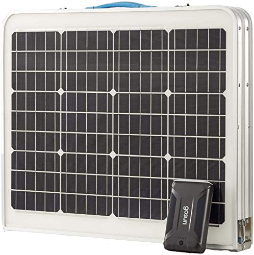 GOSUN Chill Solar Cooler + SolarTable 60 & PowerBank+ | ISolar Powered Cooler, Wheels & Portable Foldable Solar Table |Solar Power Charger