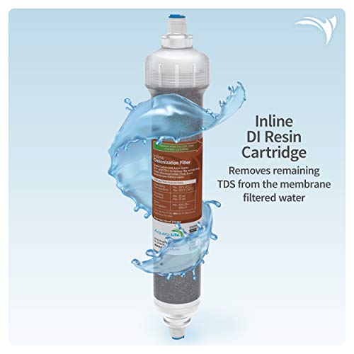 Aquatic Life RO Buddie Cartridge 3-pce Bundle, 1-Color Changing Mixed Bed DI Resin Cartridge, 1- Sediment Cartridge, 1-Carbon Cartridge