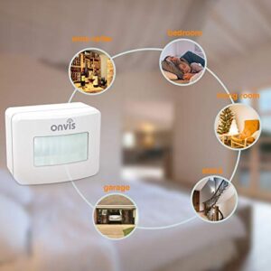 Onvis Smart Homekit Motion Sensor Indoor Humidity Gauge Hygrometer Thermometer Home Automation Trigger Bluetooth No Hub Required