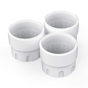 frizzlife upgraded bottom caps (3 pack) for sk99 & sp99 under sink water filter