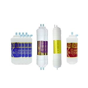 8ea premium replacement water filter 1 year set for chungho nais : chp-5280d/chp-2240d/chp-3690d/chp-5160d - 1 micron