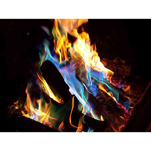 Colorful Fire - Campfire Colorant - Smoke-Free, Odor-Free, Works Instantly - Made in USA (6 Pack)